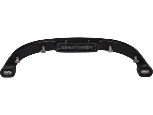 FXDR LED Turn Signal/Taillight/Brake Light Kit with Bracket Black Powder Coated Clear LED 