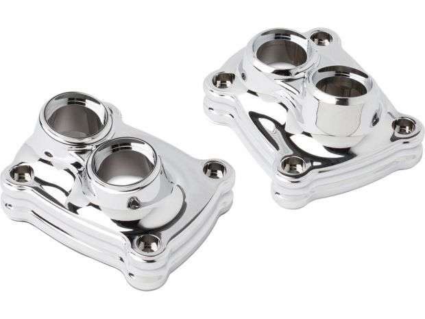 10-Gauge Lifter Block Covers Chrome 