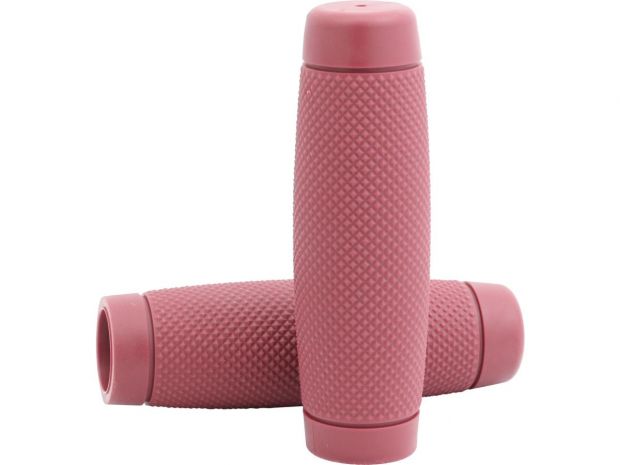 Ol´time Grips Dark Red 1" Throttle By Wire Throttle Cables 