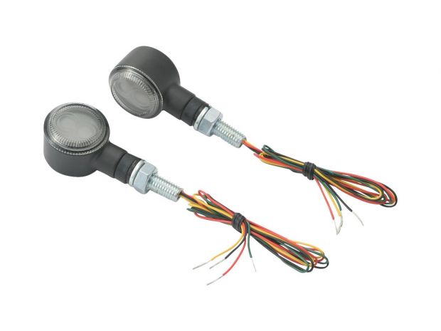 D-Light SOL LED Turn Signal/Taillight/Brake Light Flat Black Smoke LED 