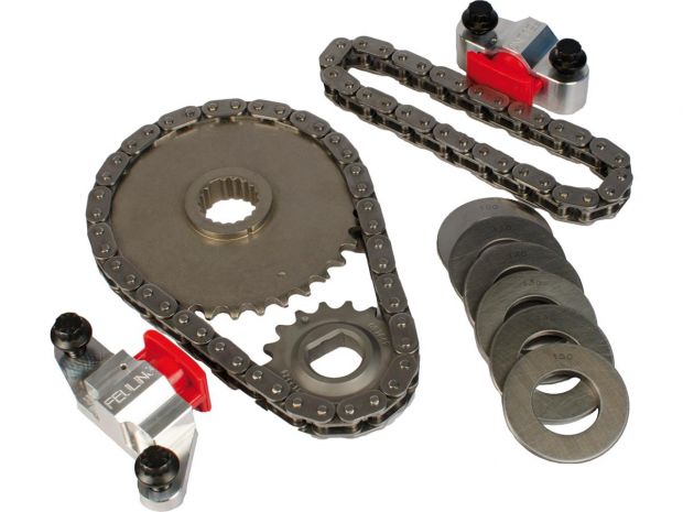 Hydraulic Tensioner Kit For Conversion Cams and 07-17 Style Camplates Hydraulic Tensioner and Chain Kit 