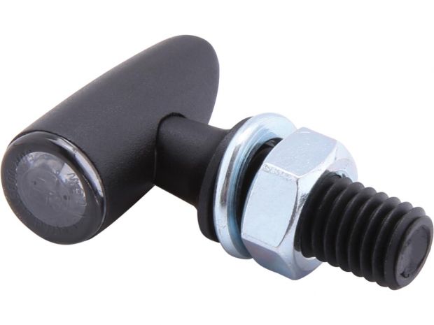 Proton One LED Turn Signal/Taillight/Brake Light LED, Tinted Lens, Black Metal Housing Black Smoke LED 