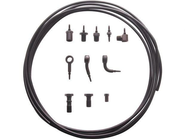 Econoline Brake Line Kit Stainless Steel Clear Coated 