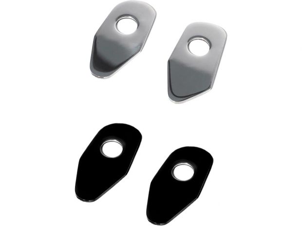 Rear Turn Signal Adapter for Breakout 13-17 For M5 Thread Turn Signals Black Powder Coated 