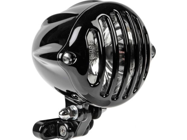 Alcatraz 4" Headlight Matte Black Powder Coated H4 