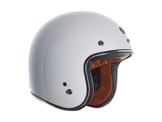 Del Mar (T-50) ECE Open Face Helmet Gloss White | XS