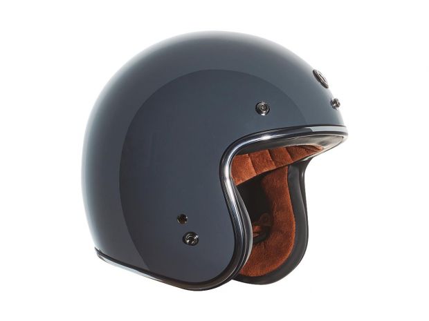 Del Mar (T-50) ECE Open Face Helmet Gloss Gray | 2XL