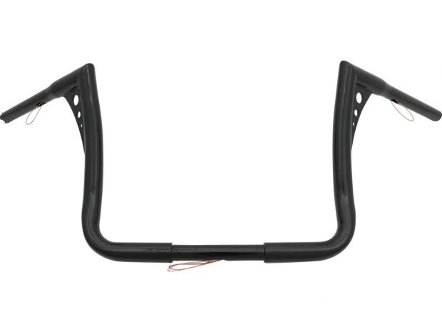 New 13 Bonanza Bagger Handlebar 3-Hole Black Powder Coated 1 1/4" Throttle By Wire Throttle Cables 