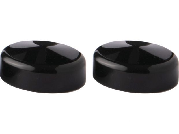 Fork Cap Gloss Black Gloss Powder Coated 