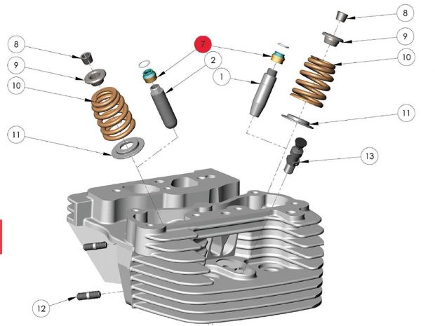 Engine Valve Stem Seals For Evo 