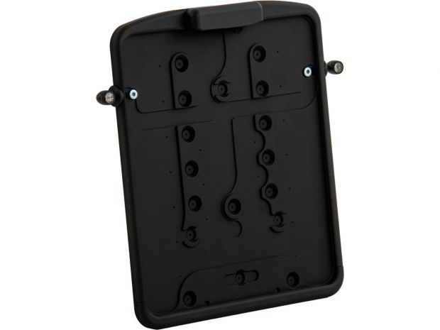 Slide-in Licence Base Plate For Kellermann Atto DF 3 in 1 (Atto DF not included), German Size 180x200mm Satin Black Powder Coated 