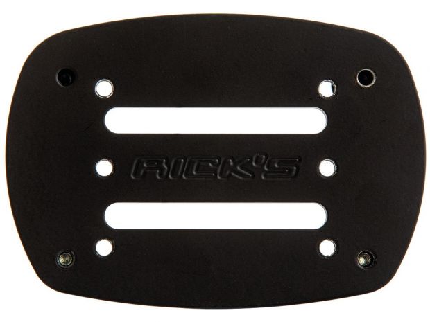 Center Mount Licence Plate Mounting Adapter for Softail M8 Matte Black Powder Coated 