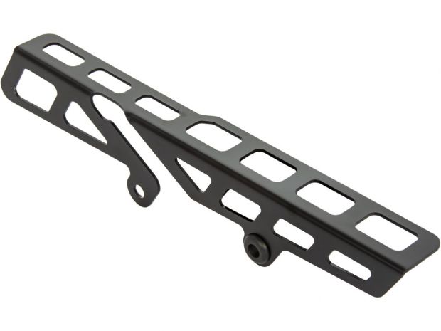 Square Belt Guard for Softail Flat Black Satin 