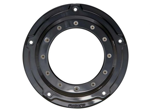 Porthole Derby Cover 5-hole Gloss Black 