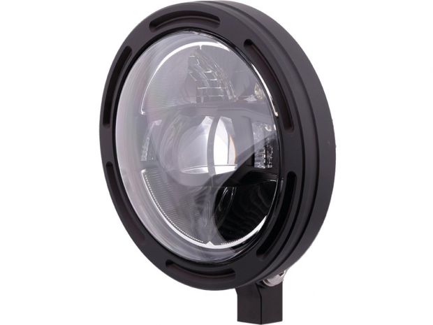 Frame-R2 Type 10 LED 5 3/4" Headlight Bottom Mounted Black LED 