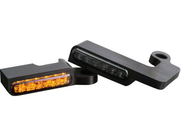 OEM Hand Control LED Turn Signals Black Anodized LED 