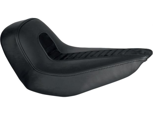 Genuine Leather Solo Seat For Thunderbike Steel Fender 200/18" and OE Tank (Narrow Frame Models) Black 