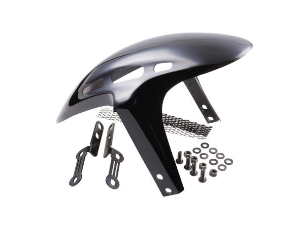 Custom V2 Front Fender Gloss Black 19" 