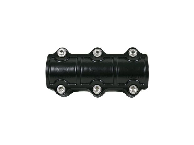 Big Block Risers Flat Black Anodized 1 1/4" 