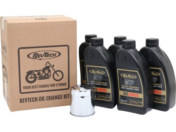 Synthetic Performance MTP 4 L SAE20W50 Engine Oil Change Kit Chrome Oil Filter 