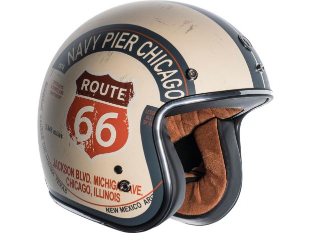 Del Mar (T-50) ECE Open Face Helmet Pacific Coast Highway Graphic PCH | XS