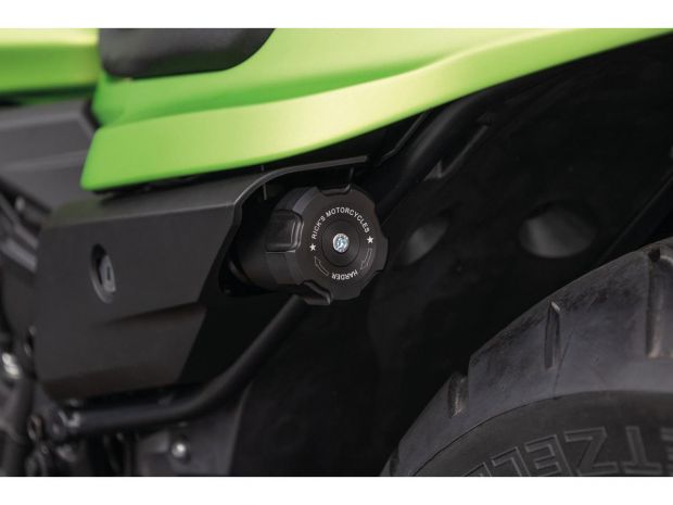 Premium Rear Shock Adjustment Knob for Sportster S Models With Ricks Logo 