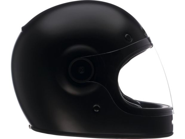 Bullitt Retro Full Face helmet Flat Black | S