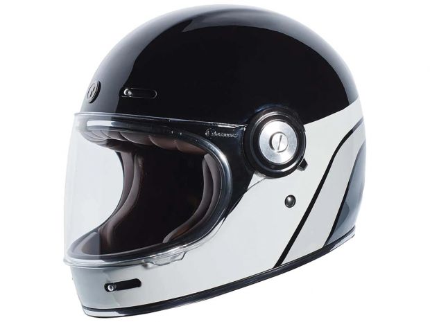 Newport (T-1) Retro Full Face Helmet Dreamliner Gray | L
