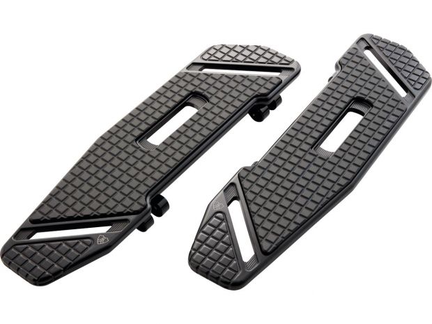 Speedliner Driver Floorboards Black Anodized 