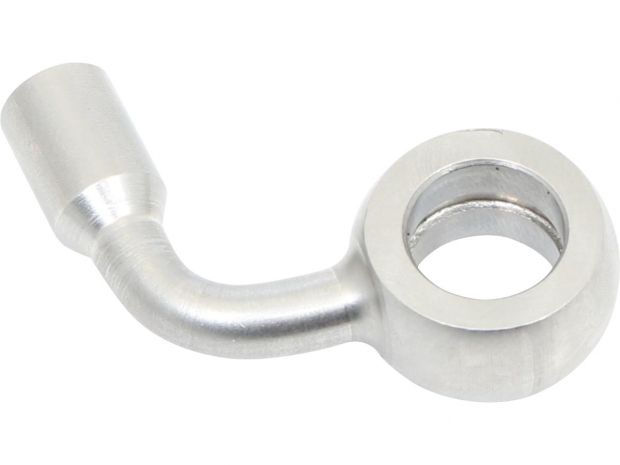 10 mm, Vario Line Banjo Fitting Type 090, 90° Side Bend, ABS Block Stainless Steel 