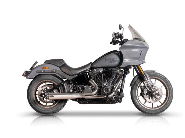 2 in 1 Full System Exhaust Endcap Revolver Stainless Steel Satin 