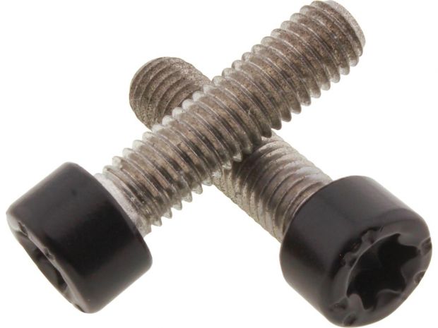 Mirror Clamp Screw Kit Satin Black Powder Coated 
