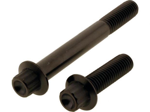 Titan Front Brake Caliper Screw Kit 2-Piece Black 