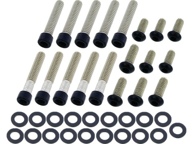 Primary Cover Screw Kit For Pan America Satin Black Powder Coated 