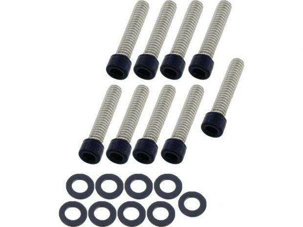 Cam Cover Screw Kit Satin Black Powder Coated 