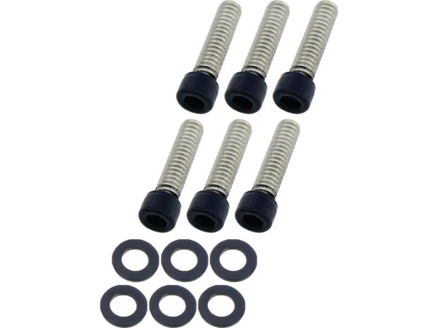 Transmission Top Cover Screw Kit Satin Black Powder Coated 