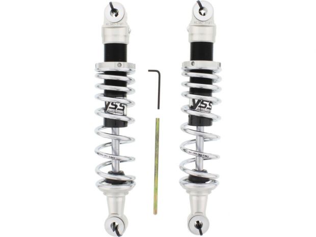 Eco Line Classic Series Twin Shocks Chrome 12,2" (310mm) 