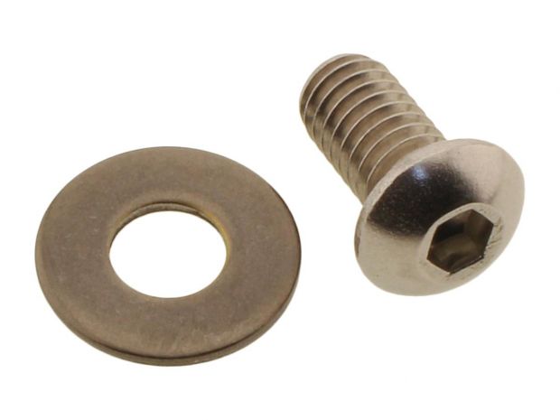 Aircleaner Screw Kit Supplied are 1 screw and 1 washer Stainless Steel 