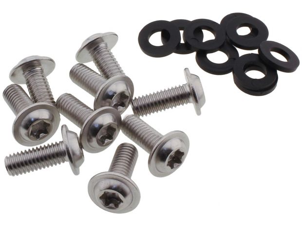 Chin Fairing Screw Kit Stainless Steel 