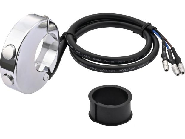 Handlebar Two-Button Switch Chrome 