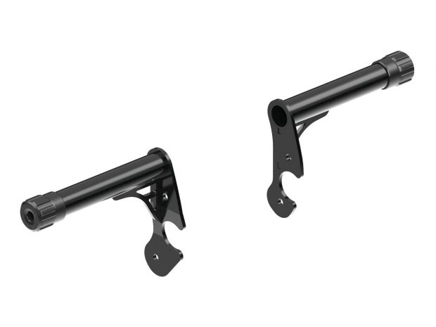 Club-Style Crash Bar Width: 900 mm Black Powder Coated Rear 