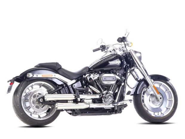 Double Groove Slip-On Mufflers Polished 