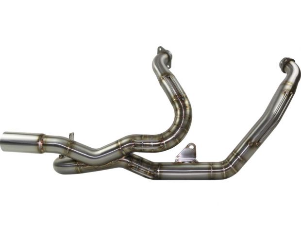 Performance Headers for M8 Touring Models Visible Welding Seams Stainless Steel 