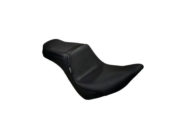 Tailwhip Seat Basket Weave, Driver Seating: 10.75" Wide with 6" Back Support, Passenger Seating 7" Wide Black Vinyl 