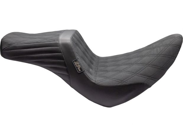 Tailwhip Seat Double Diamond Gripp Tape, Driver Seating: 12.25" Wide, Passenger Seating 7" Wide Black Vinyl 