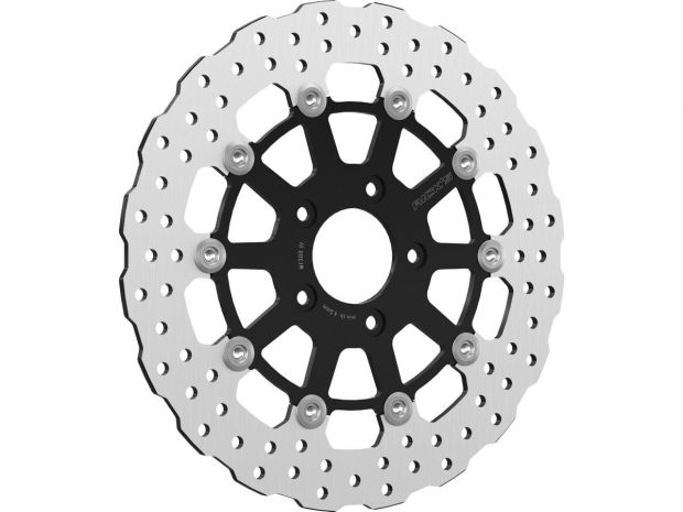 Steve Wave Design Floating Brake Disc Black Inner Carrier Stainless Steel 11,8" Rear 