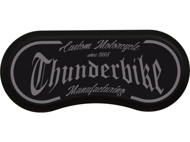 Brake Caliper Inserts Thunderbike Logo Black Anodized 