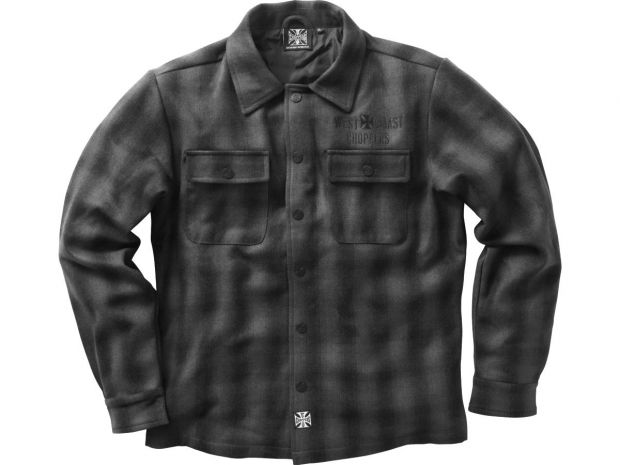 Wool Lined Plaid Jacket Black|Gray | 2XL