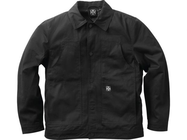 Lined Cargo Workjacket Black | S
