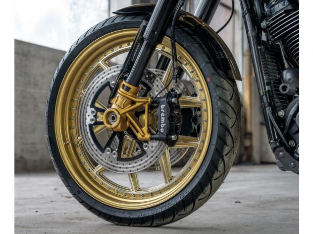 Round 340 mm Floated Brake Disc Vegas Black Front 